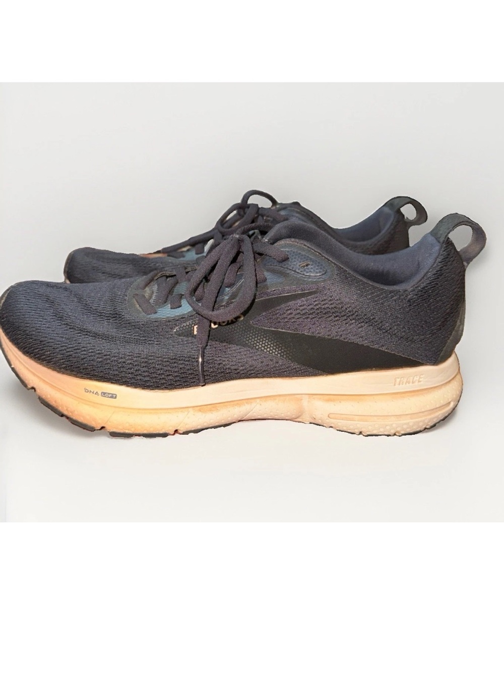 Women’s Black Athletic Running Shoes with Almond Sole